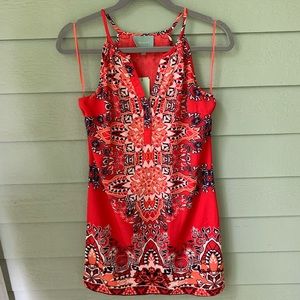Pink Patterned Summer Dress